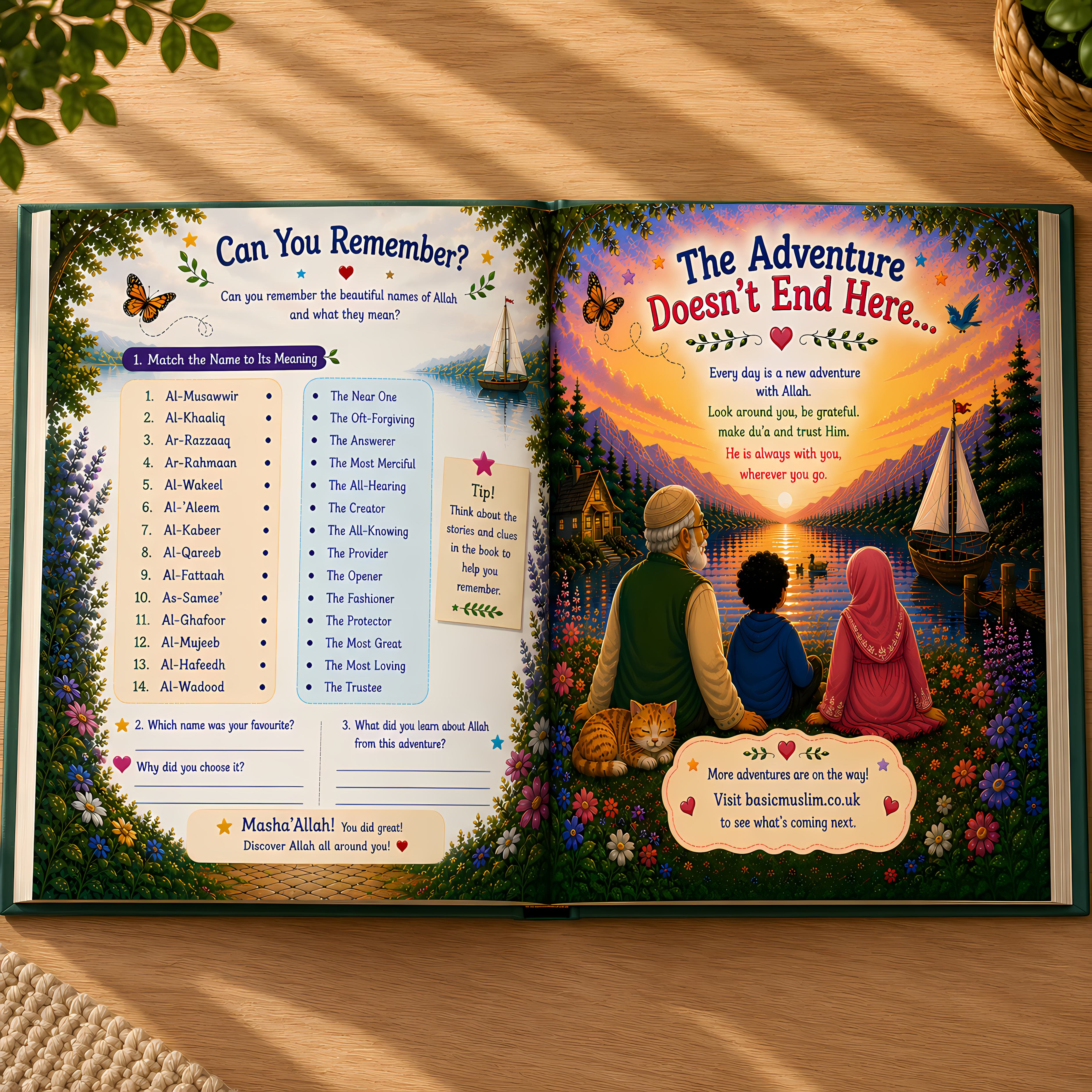 Maryam and Yusuf's Journey Through Allah's Beautiful Names